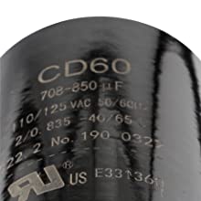 708-850 uf 110-125VAC