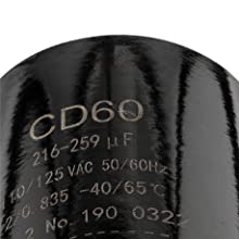 216-259 uf 110-125VAC