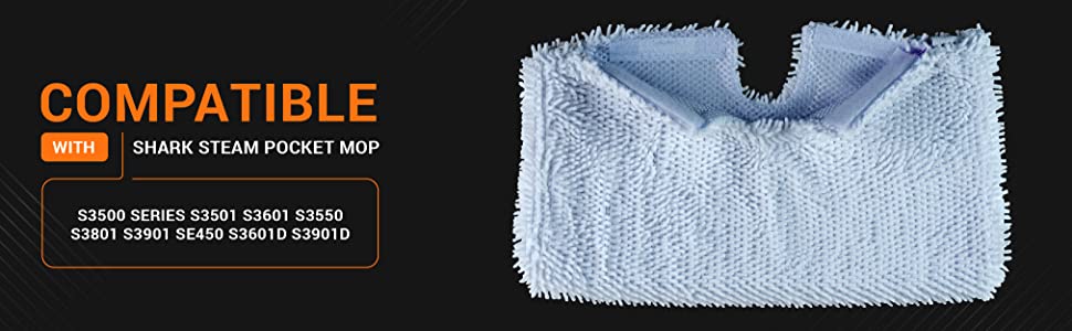 Mop pads Shark Steam S3500