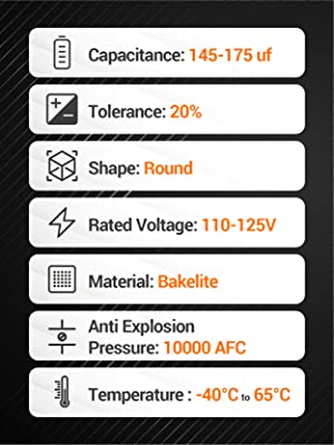 145-175 uf 110-125VAC