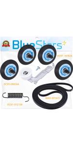 DC97-16782A 6602-001655 DC93-00634A DC61-01215B Dryer Belt & Pulley & Spring Kit