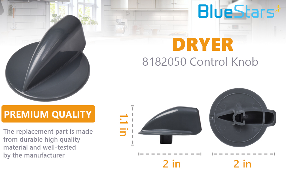 8182050 Control Knob WP8182050 3980094 46197020742 by BlueStars