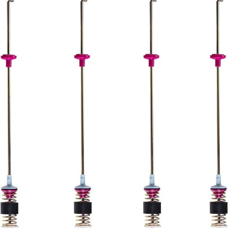 [UPGRADED] BlueStars 4 PACKS Ultra Durable DC97-05280W Washer Suspension Rod Replacement Part - Exact Fit for Samsung Washers - Replaces PS11719937 AP5966911 3998024 EAP11719937