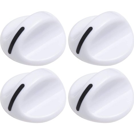 Ultra Durable 131965300 Dryer Timer Knob Replacement Part by BlueStars - Exact Fit for Frigidaire Electrolux Dryers - Replaces 131666601 131666604 131666606 - Pack of 4