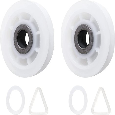 Ultra Durable 279640 Dryer Idler Pulley Replacement Part by BlueStars - Easy to Install - Exact Fit for Whirlpool & Kenmore Dryers - Replaces 3388672 697692 AP3094197 W10468057 - Pack of 2