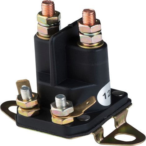 BlueStars Premium Quality 4-Pole 146154 145673 Starter Solenoid for Craftsman LT1000 Poulan Husqvarna Lawn Mower 2654 532146154 178861 168327 168327 1685290 1686981 73233 109081X