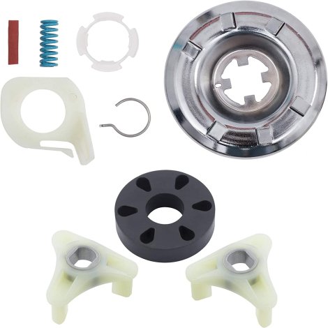 ULTRA DURABLE 285785 Washer Clutch Kit and 285753A HEAVY DUTY Motor Coupling Kit by BlueStars - Easy to Install - Exact Fit for Whirlpool Kenmore Washers - Replaces 285331 3351342 3946794 3951311