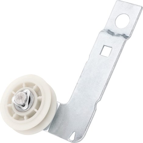 Lifetime Warranty W10837240 Dryer Idler Pulley With Bracket Replacement Part by BlueStars - Easy to Install - Exact Fit For Whirlpool Kenmore Dryers - Replaces W10547290 W10118754 W10118756 W10547287