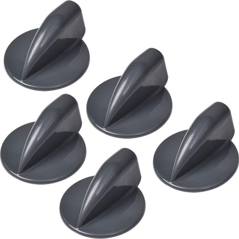 Ultra Durable 8182050 Control Knob Replacement Part by BlueStars - Exact Fit For Whirlpool Washers/Dryers - Replaces 3980094 46197020742 PS11744954 AP3181683 - PACK OF 5