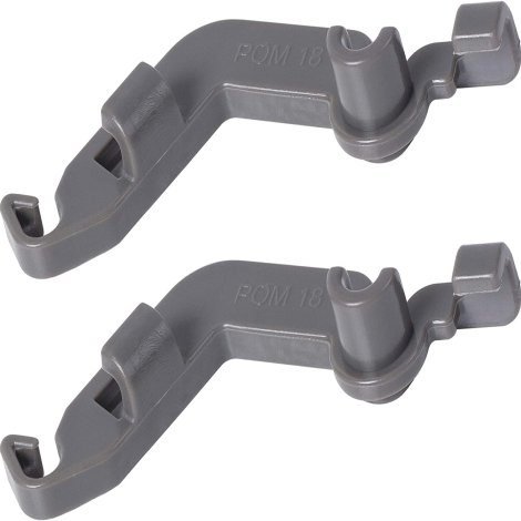 Ultra Durable W10082853 Dishwasher Tine Pivot Clip Replacement Part by BlueStars- Exact Fit for Whirlpool Kenmore Kitchenaid Dishwashers - Replaces WPW10082853 PS11748190 PS1734891 1446946 - PACK OF 2