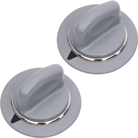 UNBREAKABLE WE1M964 Dryer HEAVY DUTY Timer Knob Replacement Part by BlueStars – Exact Fit For GE Dryers - Replaces 1811122 AP4980845 PS3487132 - PACK OF 2