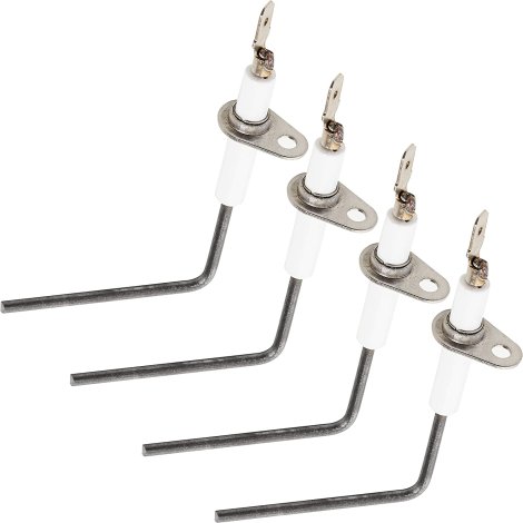 Ultra Durable SEN01114 Furnace Flame Sensor Replacement Part by BlueStars - Exact Fit for Trane & American Standard Furnace - Replaces SEN00337 SEN00441 SEN0491 SEN00491 SEN1114 B340888P01 - PACK OF 4