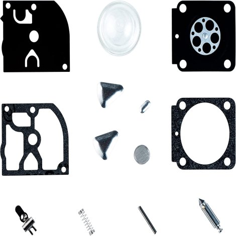 BlueStars Wear-Resistant ZAMA RB-100 Carburetor Carb Repair Kit Gasket Exact fit for Stihl BG45 BG55 HS45 FS55 FS38 MM55 & Mini Tiller 4137 EMU Trimmers C1Q-S Series