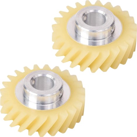 Ultra Durable W10112253 Mixer Worm Gear Replacement Part by BlueStars – Exact Fit For Whirlpool & KitchenAid Mixers - Replaces 4162897 4169830 AP4295669 PS11748374 4161531 WPW10112253 - PACK OF 2