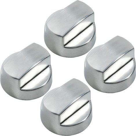 BlueStars Ultra Durable 4 Packs 811195 Ventilation Wolf Hood Knob Replacement Exact Fit for Sub-Zero Wolf - Replaces 805328 KIP5D44 5D44 B002MFNQ34