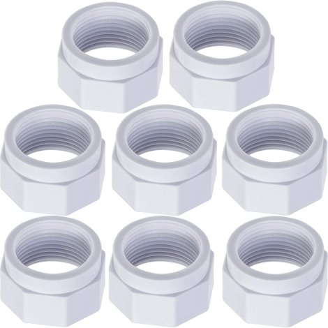 BlueStars [New] Ultra Durable D15 Pool Cleaner Hose Nut Kit Replacement Part Exact Fit for Zodiac Polaris Pool Cleaners - Pack of 8