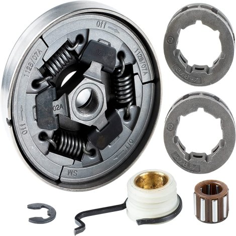 Ultra Durable 3/8 Clutch Drum Rim Sprocket Needle Bearing Kit by Blue Stars - Exact Fit for Stihl 044 046 MS440 MS460 MS461 MS441 MS361 MS362 MS362C Chainsaw 1128 007 1000