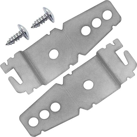 Ultra Durable 8269145 Undercounter Dishwasher Mounting Bracket Replacement part by BlueStars - Exact Fit for Kenmore Whirlpool KitchenAid Dishwashers - Replaces WP8269145 AP3039168 - PACK OF 2