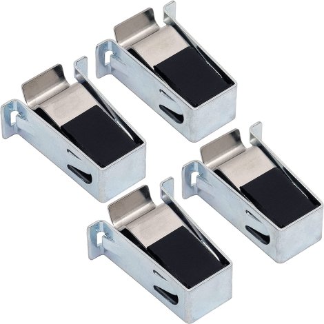 Ultra Durable W10111905 Dryer Door Catch Replacement Part by BlueStars - Exact Fit for Whirlpool & Kenmore Dryers - Replaces AP4364920 PS2341298 8572982 - PACK OF 4